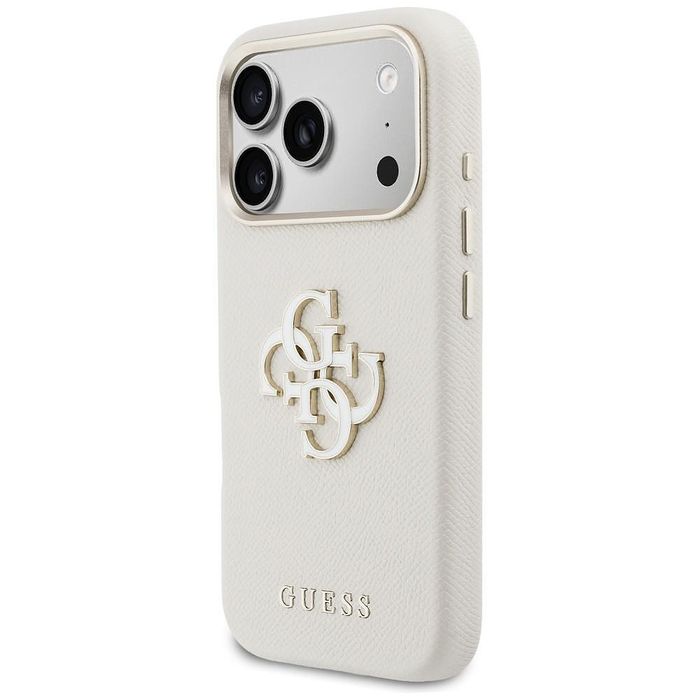 Кейс guess hardcase resin logo за iphone 17 pro max – beige