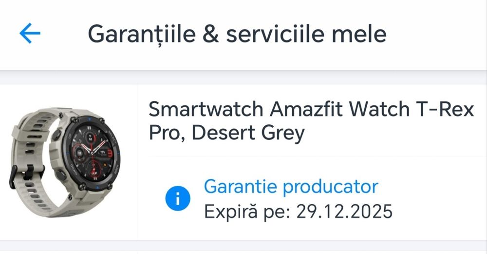 Ceas Amzfit T-Rex Pro