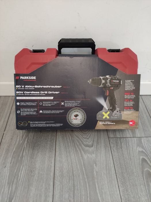 Bormasina 60 nm parkside performance pe acumulator de 20 V masina de gaurit