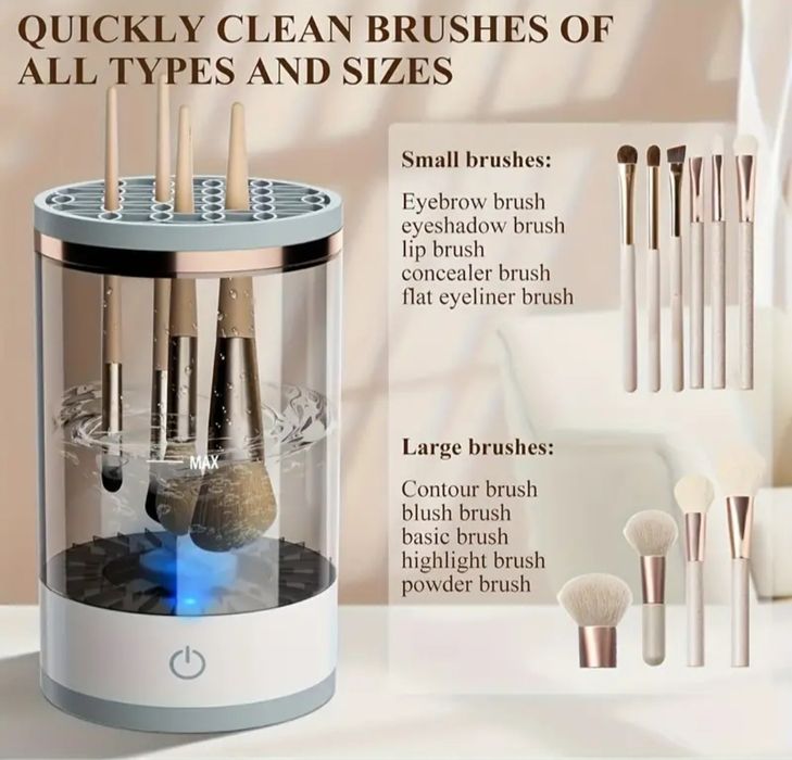 Уред за почистване на четки