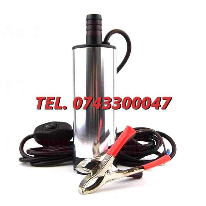 Pompa Submersibila Motorina Ulei Apa Antigel Vin 12v