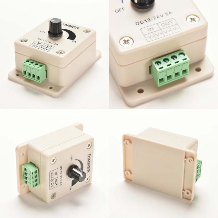Comutator de reglare a luminozitatii 12V 8A 96W