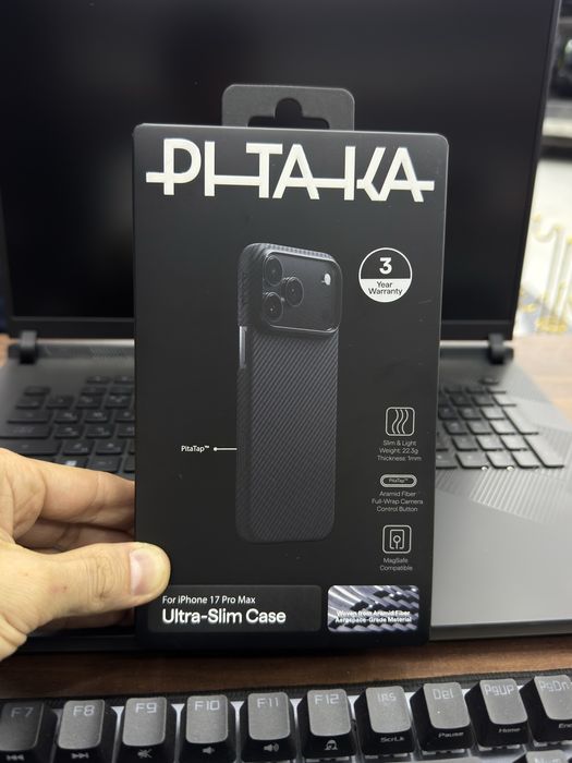 Original PITAKA MagSafe Chexol iPhone 17 Pro Max / Air