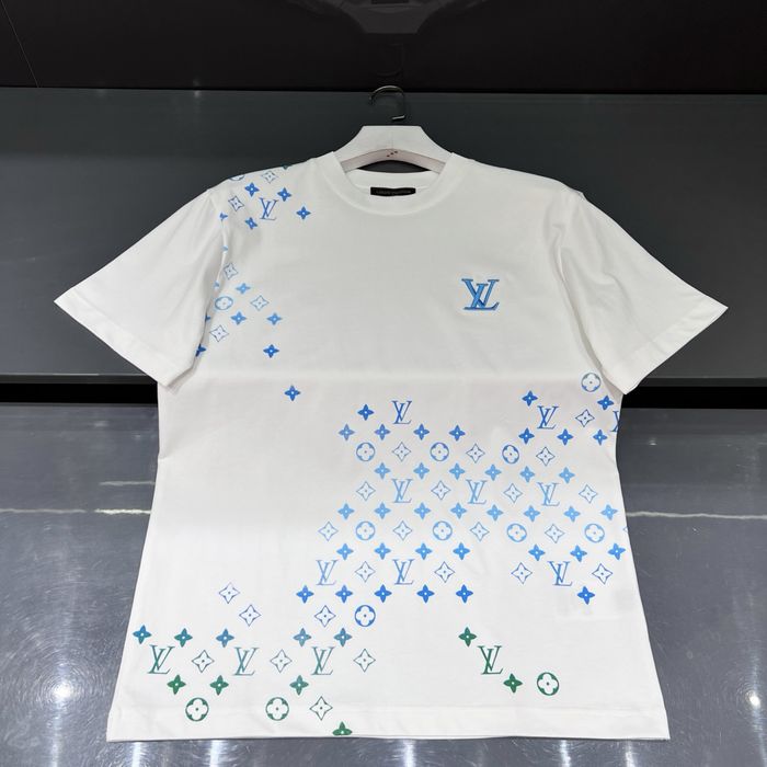 Tricou Louis Vuitton Monogram Blue and White !