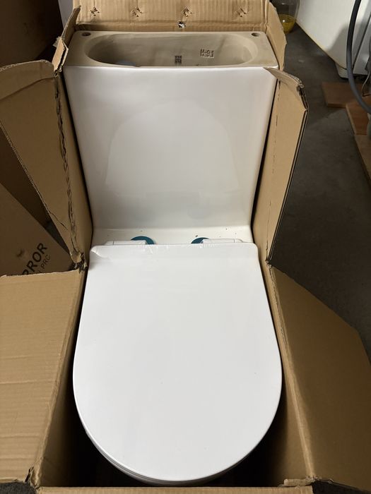 Моноблок с вградено казанче и задно оттичане