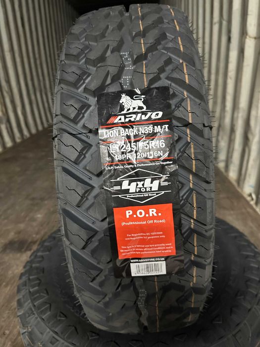 Нови джипови гуми ARIVO LION BACK N39 M/T 245/75R16 120/116N НОВ DOT