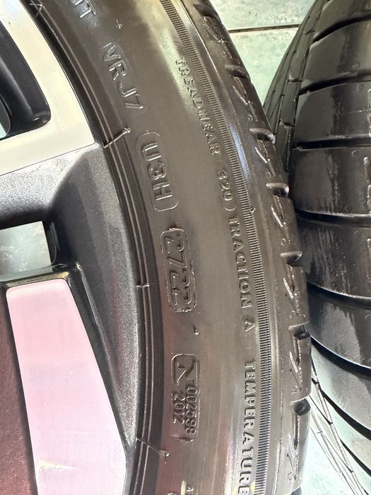 Jante aliaj R18 originale SKODA Octavis RS Superb 225/45/18 Bridgeston