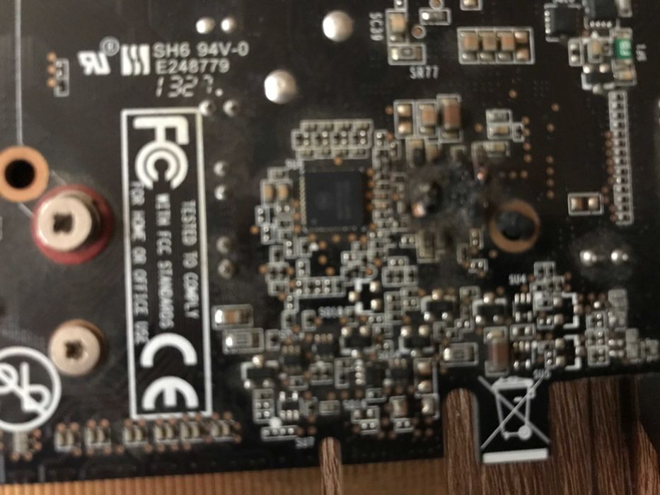 Видеокарта Palit GeForce GTX 760 под ремонт.
