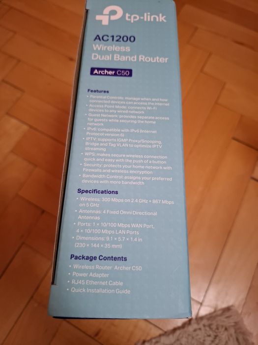 Безжичен рутер TP-Link Archer A5 AC1200