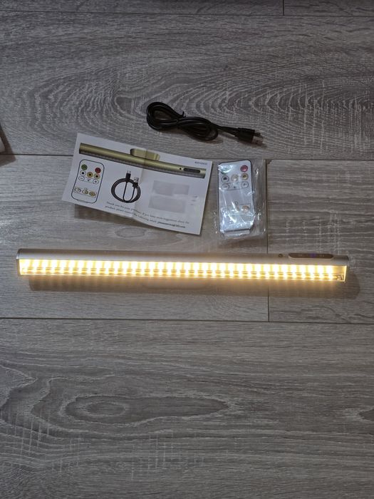 Lampă LED sub dulap cu baterie 4000mAh – Telecomandă, Magnetică