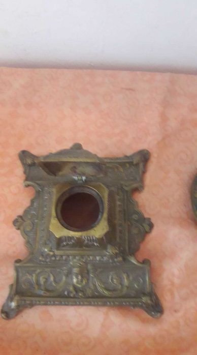 Calimara de birou din bronz doroc