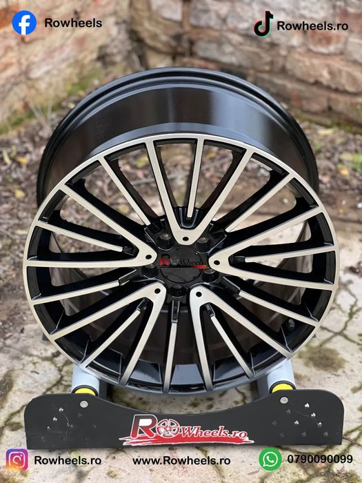 Jante Mercedes19 R19 AMG Negru lucios R19 W222 W221 W212 W204 W205 W213 Roti Mercedes Benz R19
