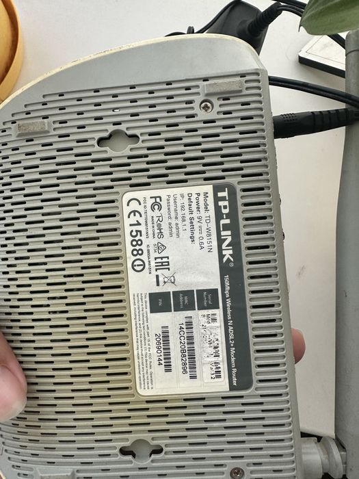 Продается рабочий модем adsl