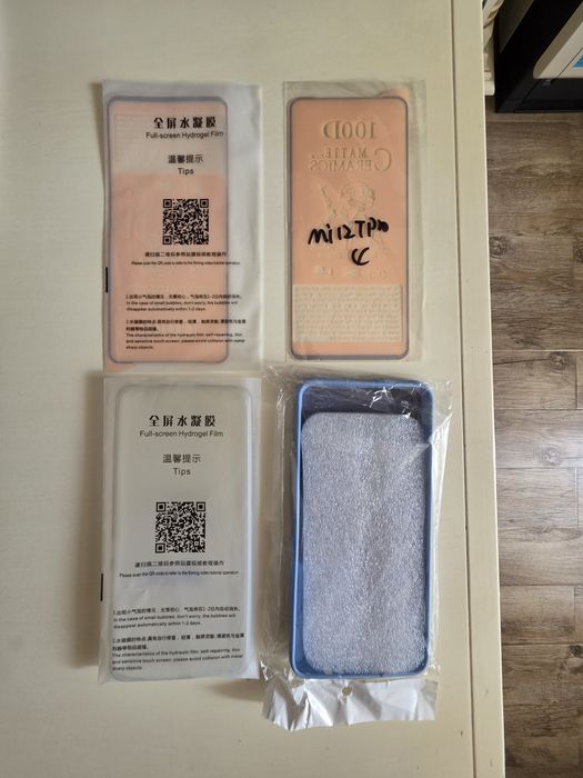 Pachet husa + folie ceramica Xiaomi 12T Pro