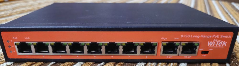 DVR + PoE switch + 4бр. 2MP камери.