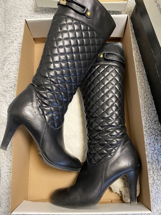 Дамски ботуши от естествена кожа