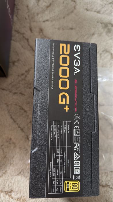 Evga 2000 G+ вата watt psu захранване Power Supply