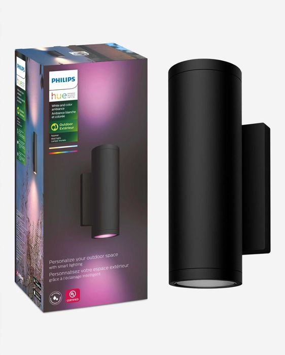 Външен стенен аплик Philips Hue Appear IP44 16 млн. цвята