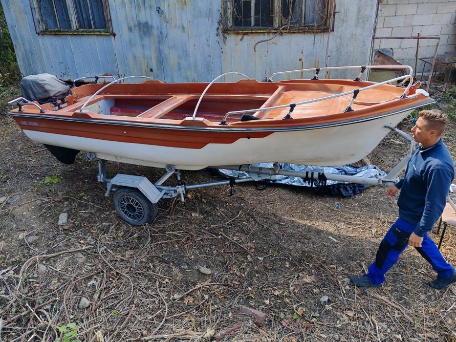 Лодка с мотор 5м