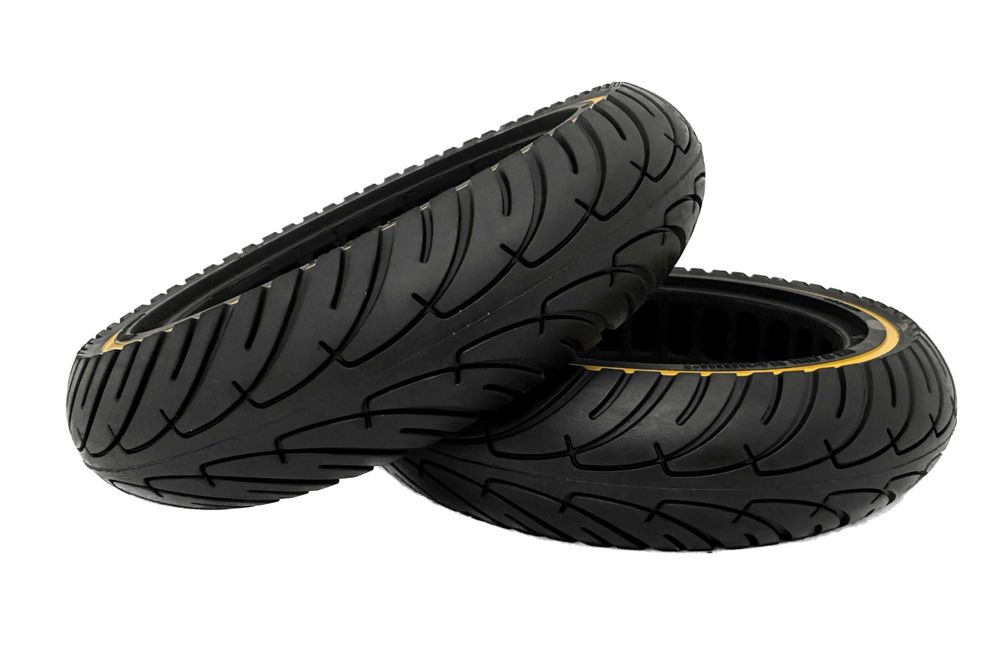 Плътна гума  8.5 inch с жълта окраска за Xiaomi