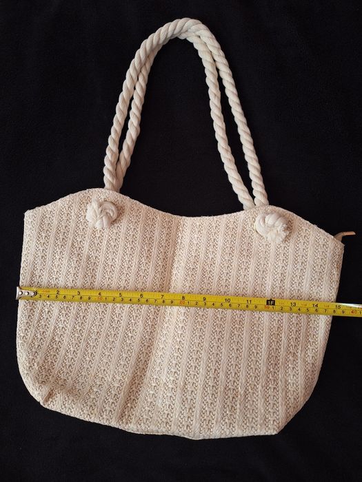 Лятна бежова чанта