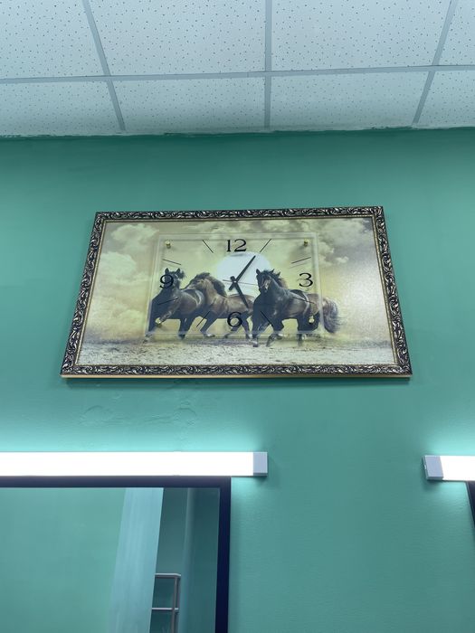 Картина часы 11000тг