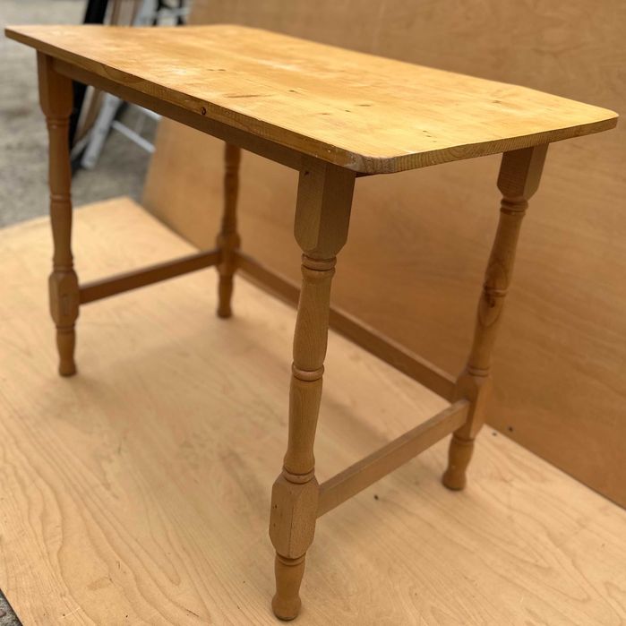 2 buc Masa Din lemn masiv tip Ikea; Masa cu blat 75x75 cm / 100x56 cm
