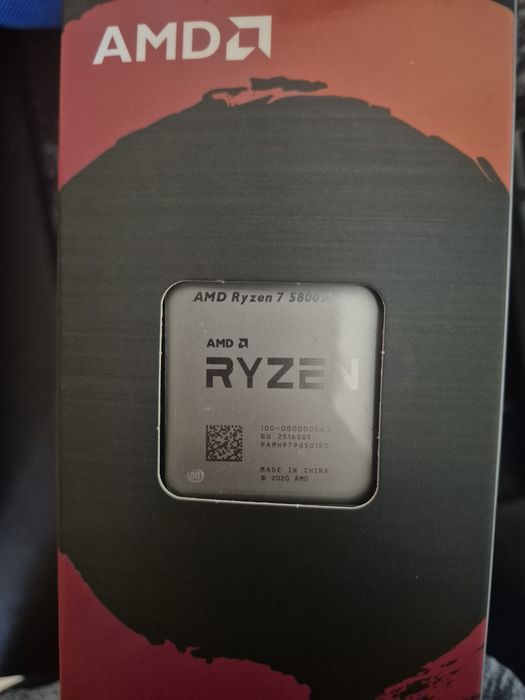 Ryzen 7 5800x BOX + 2 ani garanție