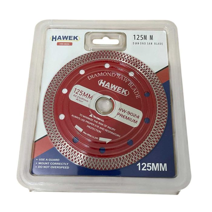 Диамантен диск за сухо и мокро рязане 125 mm HAWEK-PREMIUM