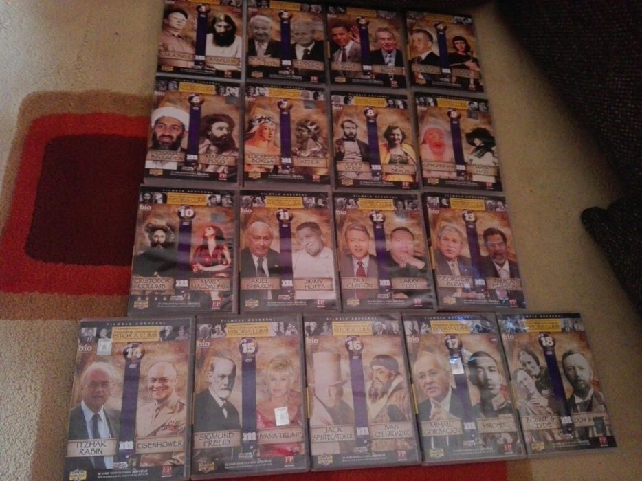 Colectia ,,Personalitati care au schimbat istoria omeniri ,17 dvd_uri