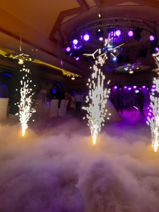 Artificii interior si exterior gheata carbonica