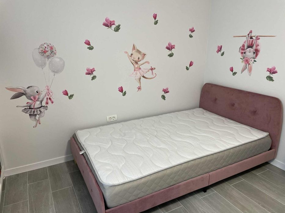 Pat de 120x200 cm cu saltea inclusa