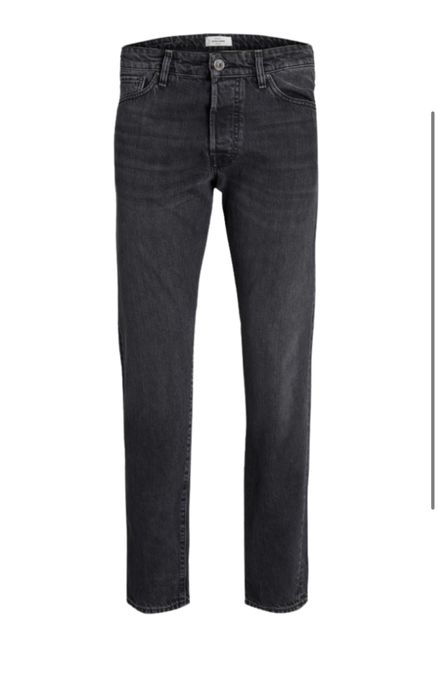 Нови Мъжки Черни Дънки Jack & Jones с Етикет