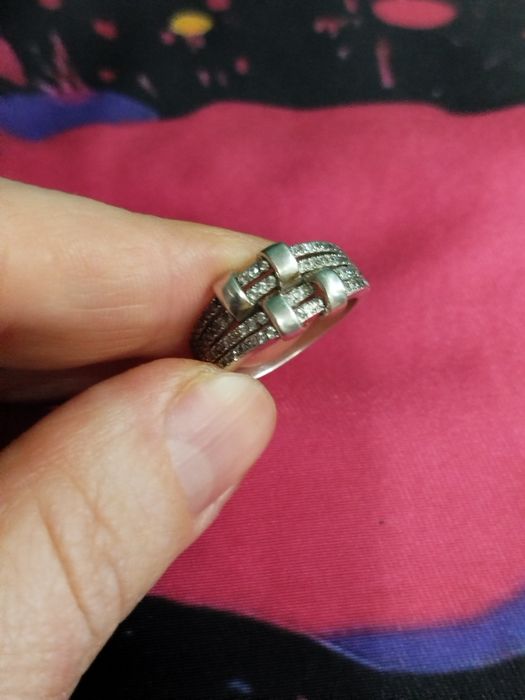 Кольцо серебро 925