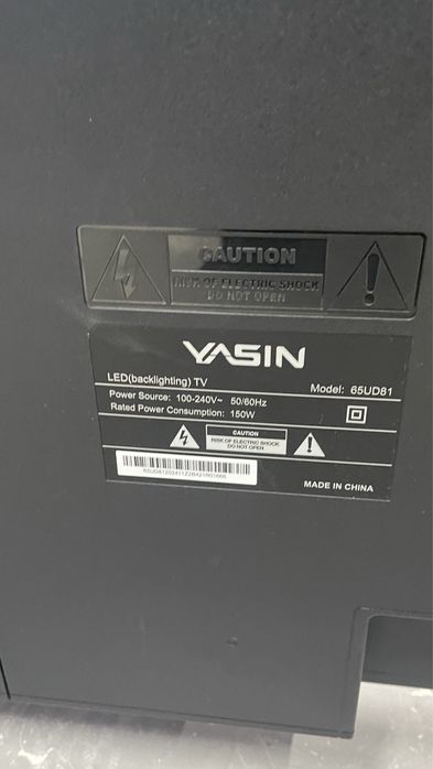 Телевизор Yasin 65UD81 165 см 2 шт