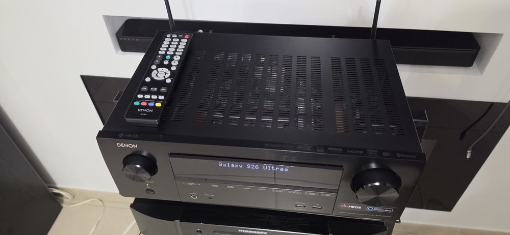 Receiver Denon AVR-X1500H Dolby Atmos Bluetooth Wifi 4k usb arc Phono