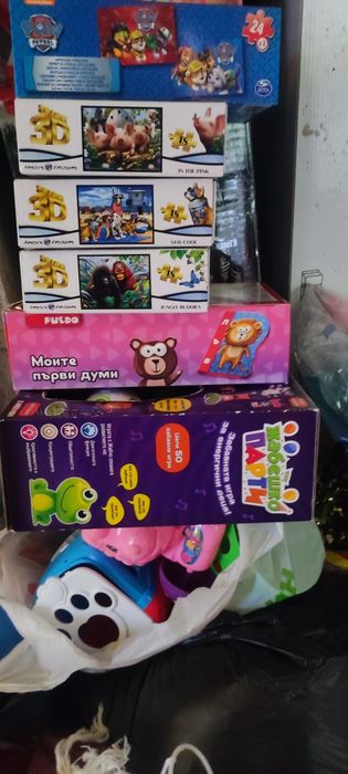 Детски пъзели  и играчки 3-6г
