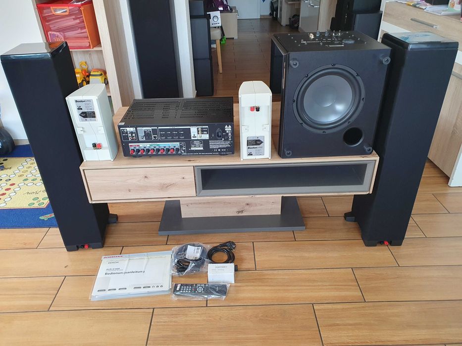 Boston Acoustics 4.1 + Denon AVR-X1000