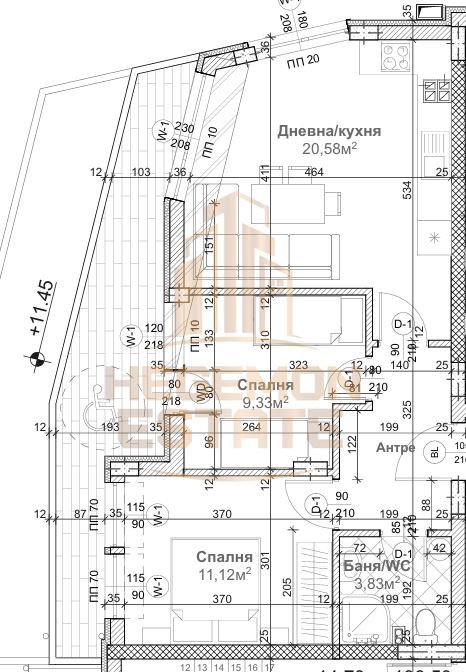 3-стаен в Варна-Левски 1 площ 90 цена 144520