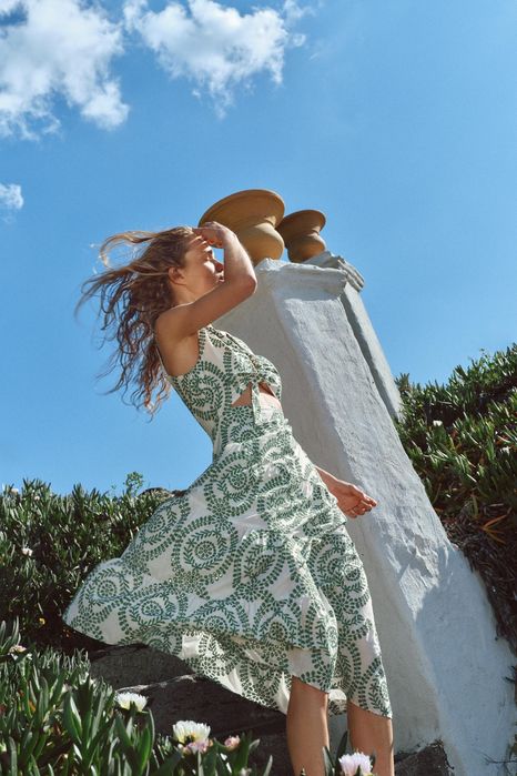 Rochie cu brodarie Zara limited edition