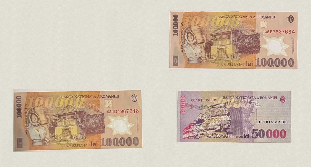Bancnote vechi Romania
