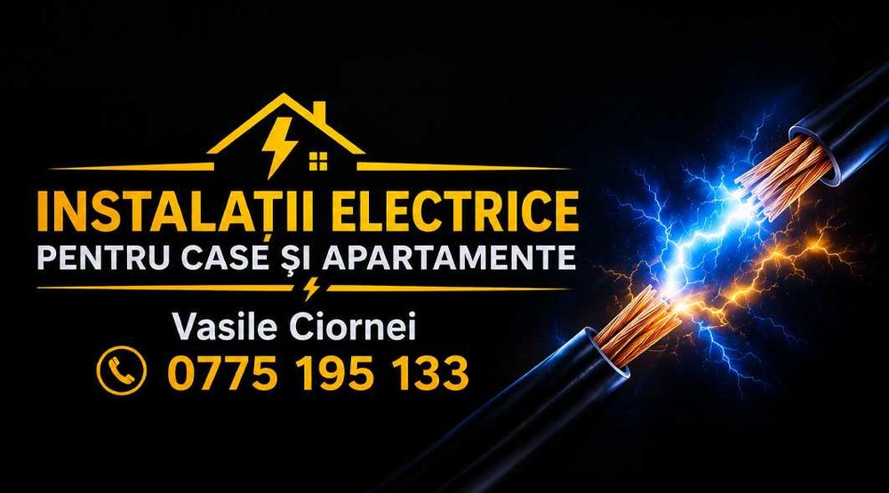 Instalații electrice pentru case și apartamente