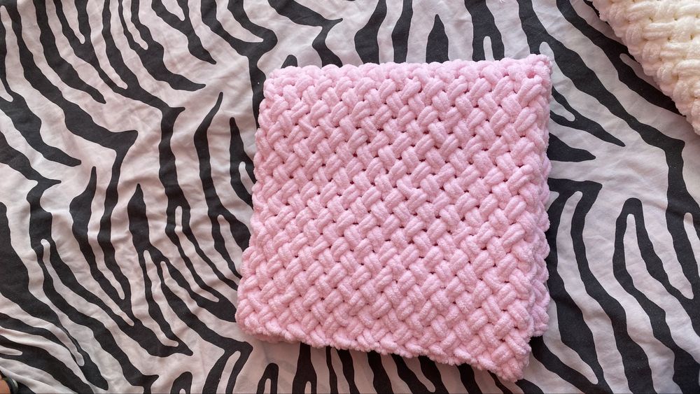 Одеало с пуф прежда