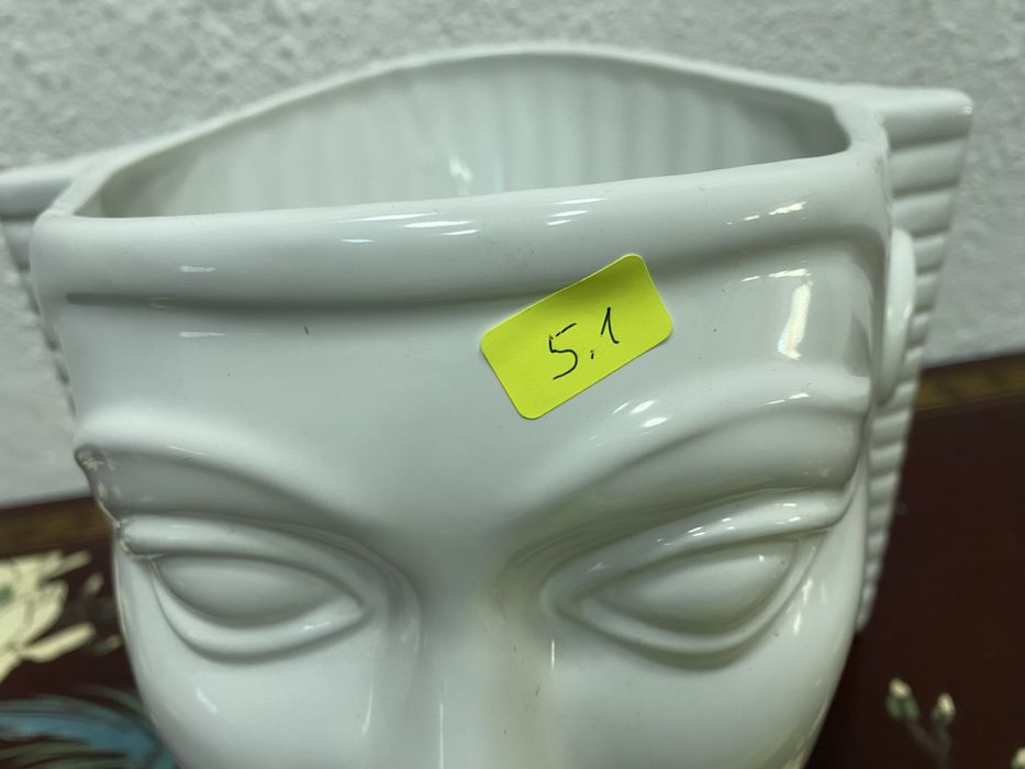 Италианска порцеланова капшпа във формата на глава