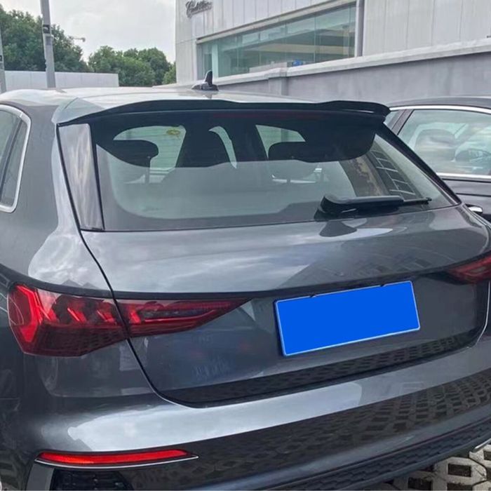 Спойлер лип за багажника – Audi A3 8Y (2021+), черен гланц, Ауди