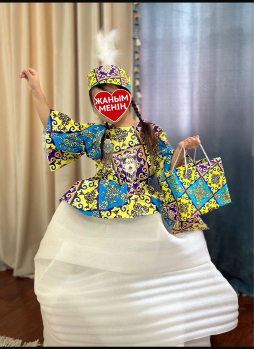 Национальное платье из пакетов