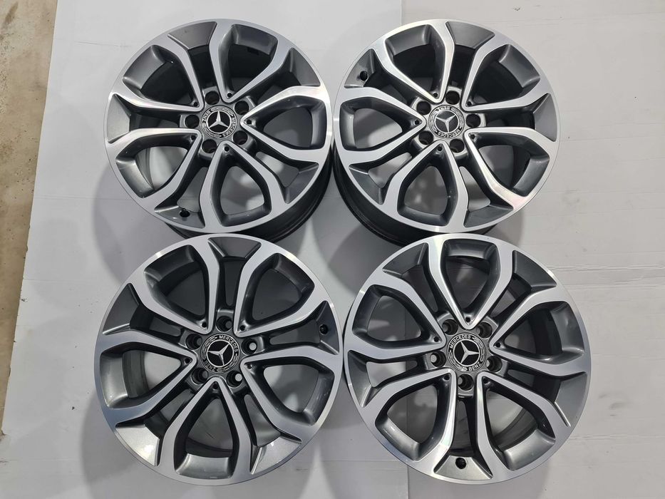 Jante 17 originale Mercedes  cu senzori inclusi 5x112 66.6 7j et 48.5
