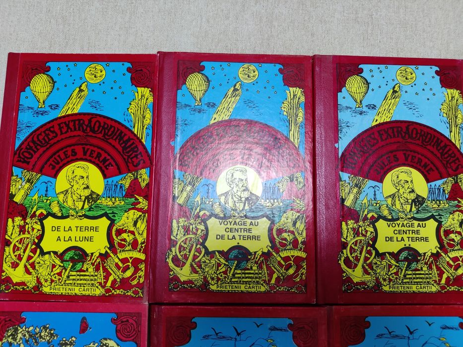 Colecție de cărți clasice franceze – Jules Verne, Alexandre Dumas, Hec