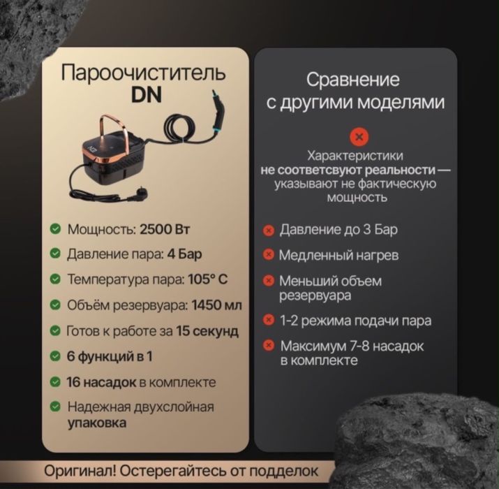 Пароочиститель 2500вт