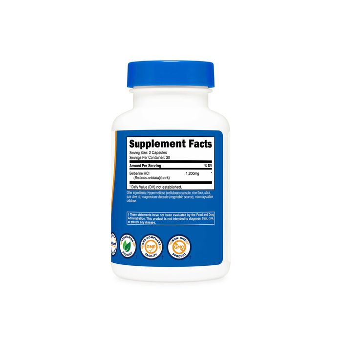 Nutricost Berberine HCl 1200 мг 60 капсул